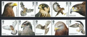 QEII 2019 Birds of Prey - unmounted mint