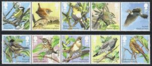 QEII 2017 Songbirds – unmounted mint