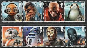 QEII 2017 Star Wars - Aliens and Droids - unmounted mint