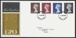 QEII 1969 Machin High Values First Day Cover with Windsor FDI handstamp