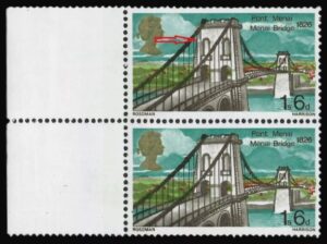 QEII 1968 sg765 Spec W132(d) “Broken corner stones” variety – unmounted mint