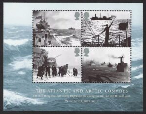 QEII 2013 Atlantic and Arctic Convoys MS3529 - unmounted mint