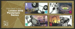QEII 2012 Welcome to London Paralympic Games MS3371 - unmounted mint