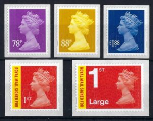 QEII 27-3-2013 definitives – unmounted mint