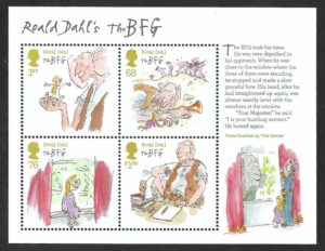QEII 2012 Roald Dahl`s The BFG MS3264 - unmounted mint