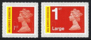 QEII 2009 sgU3045/46 Registered Signed For – unmounted mint