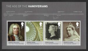 QEII 2011 The Age of the Hanoverians MS3229 – unmounted mint
