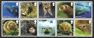 QEII 2010 Action for Species, Mammals - unmounted mint