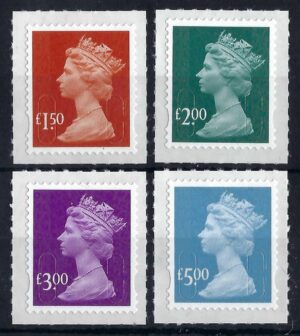 QEII 17-2-2009 High Value definitives U2913-2916 - unmounted mint
