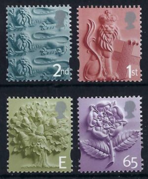 QEII 2001 England definitive set – unmounted mint