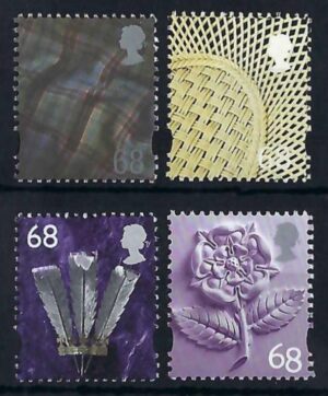 QEII 2002 68p Regional definitives – unmounted mint