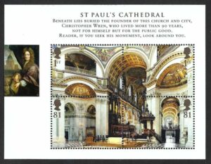 QEII 2008 St Paul`s Cathedral MS2847 - unmounted mint