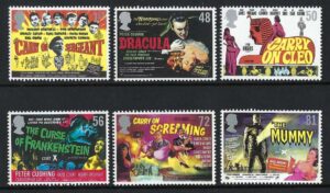QEII 2008 Classic Carry On & Hammer Films - unmounted mint