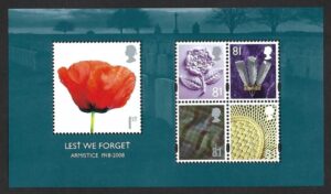 QEII 2008 Lest we Forget MS2886 - unmounted mint