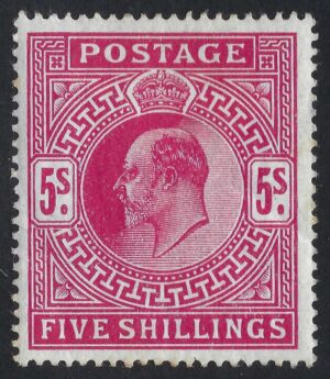 KEVII sg263 5s bright carmine - average mint example