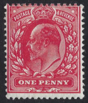 KEVII sg273 1d deep rose-red - unmounted mint