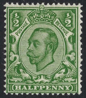 KGV sg338/40 Spec N4(6) ½d yellow-green – unmounted mint