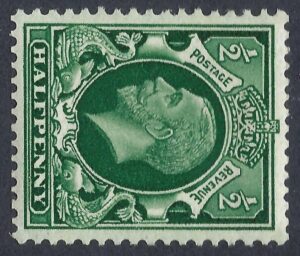KGV sg439a ½d green (wmk sideways) lightly mounted mint