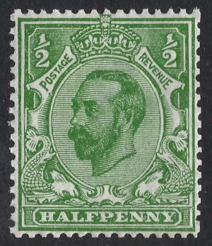 KGV sg334/35 Spec N3(1) ½d green – unmounted mint