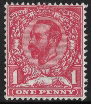 KGV sg327/8 Spec N7(1) 1d carmine-red - unmounted mint