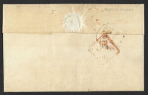 QV sg2 1d black (S-A) Plate 8 on 1840 part wrapper to Dublin