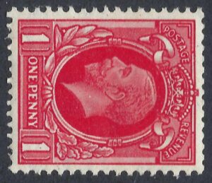KGV sg440c 1d scarlet (wmk sideways) lightly mounted mint