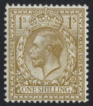KGV sg396 1s bistre-brown - unmounted mint