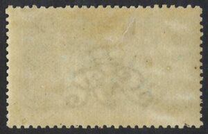 KGV sg411 10s De La Rue deep blue seahorse - mounted mint