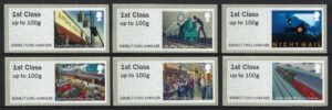 QEII 2017 Post & Go. Royal Mail Heritage. Mail by Rail – unmounted mint