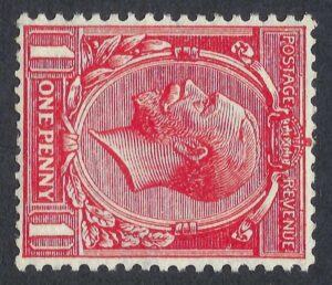 KGV sg419a 1d scarlet (wmk sideways) - unmounted mint
