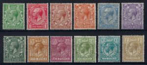 KGV sg418-429 Block Cypher set - mounted mint