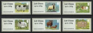 QEII 2012 Post & Go. British Farm Animals (1st series) Sheep - unmounted mint