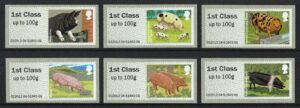 QEII 2012 Post & Go. British Farm Animals (2nd series) Pigs - unmounted mint