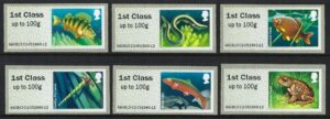 QEII 2013 Post & Go. Freshwater Life (2nd series) Lakes - unmounted mint