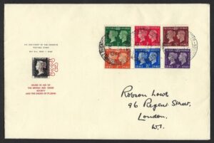 KGVI 1940 Centenary of First Adhesive Postage Stamps First Day Cover