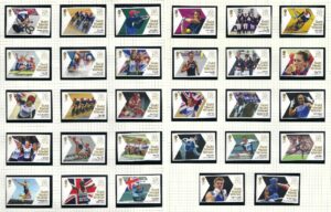 QEII 2012 London Olympic Games Gold Medal Winners set of 29 - unmounted mint