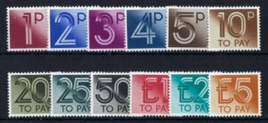 QEII 1982 Postage Dues D90-D101 – unmounted mint