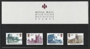 QEII 1992 Castles Definitives Presentation Pack 27
