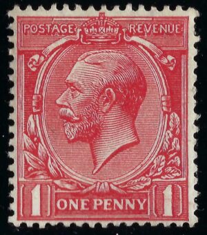 KGV sg358 N16(7) 1d Vermilion – lightly mounted mint