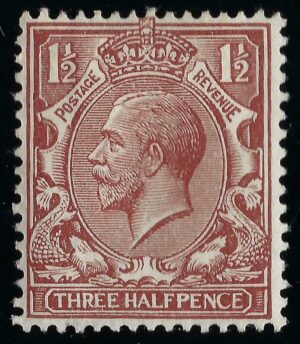 KGV sg363 N18(5) 1½d Chocolate-brown - mounted mint