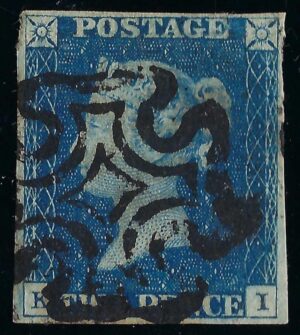 QV sg5 D1(2)uc 2d blue (K-I) Plate 1 with black MX