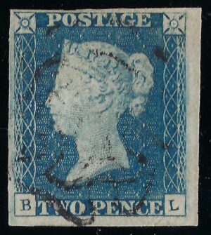 QV sg5 D1(2)uc 2d blue (B-L) Plate 1 with black MX