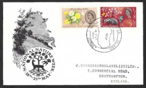 QEII 1963 Nature Week (ord) illustrated FDC with Brownsea Island, Poole handstamp