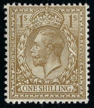 KGV sg396 1s bistre-brown – mounted mint