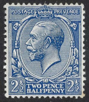 KGV sg371/73a N21(19) 2½d ultramarine – unmounted mint