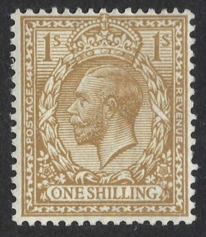 KGV sg395/96 N32(5) 1s pale buff-brown - unmounted mint