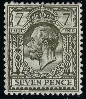 KGV sg388 7d bronze-green - mounted mint