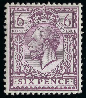 KGV sg384/86 N26(2) 6d Slate-purple – mounted mint