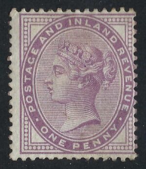 QV sg170 1d lilac (14 dots) - average mint example