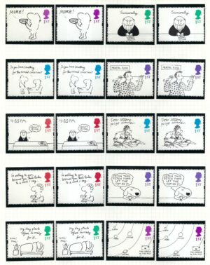 1996 Cartoons sg1905-1914 + sg1905p-1914p phosphor sets - U/M
